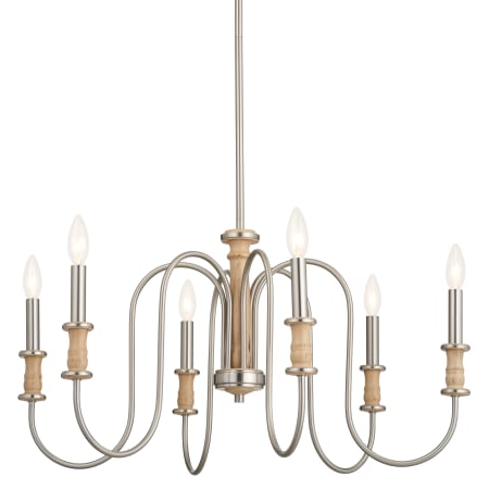 A large image of the Kichler 52470 Brushed Nickel