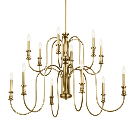 A large image of the Kichler 52472 Natural Brass