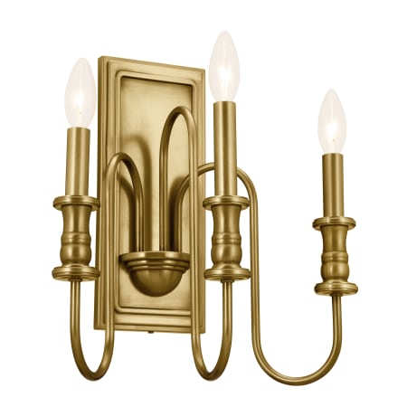 A large image of the Kichler 52473 Natural Brass