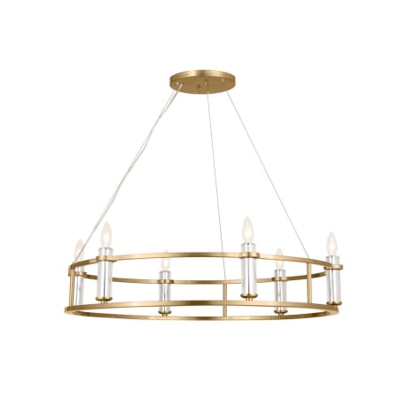 A large image of the Kichler 52490 Brushed Natural Brass