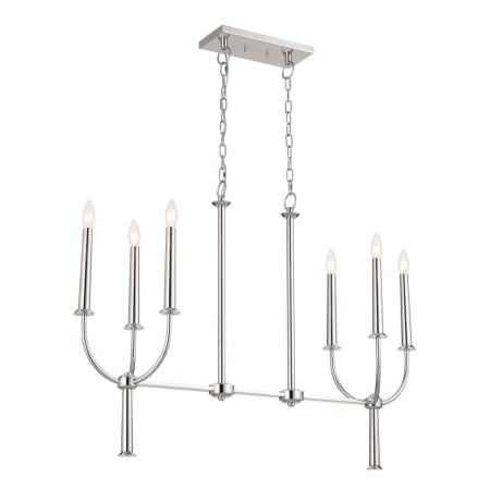 A large image of the Kichler 52495 Polished Nickel