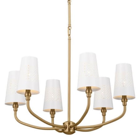 A large image of the Kichler 52508 Brushed Natural Brass
