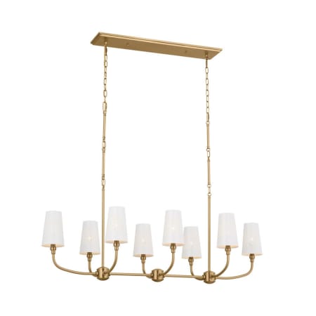 A large image of the Kichler 52510 Brushed Natural Brass
