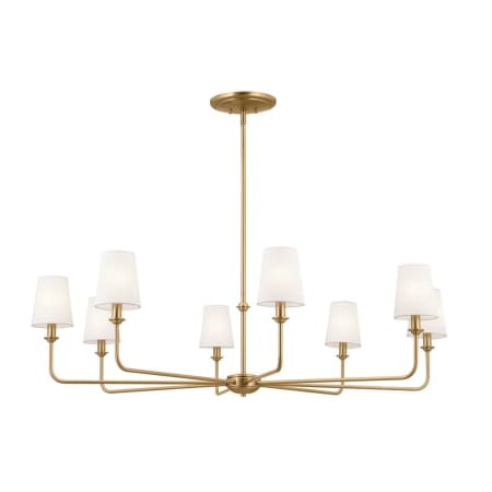 A large image of the Kichler 52517 Brushed Natural Brass