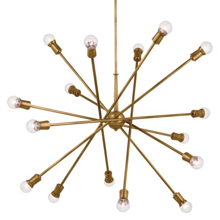 A large image of the Kichler 52537 Natural Brass
