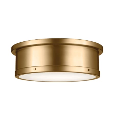 A large image of the Kichler 52541 Brushed Natural Brass