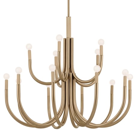 A large image of the Kichler 52552 Champagne Bronze