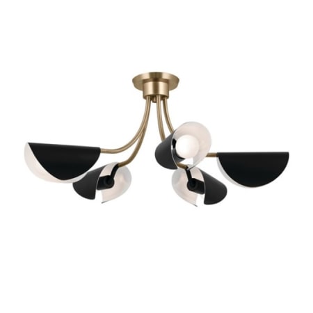 A large image of the Kichler 52558 Champagne Bronze / Black