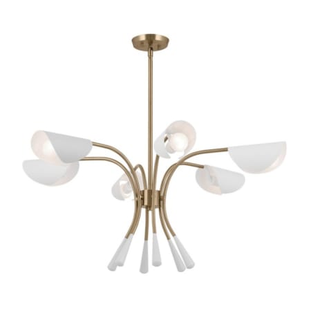 A large image of the Kichler 52559 Champagne Bronze / White
