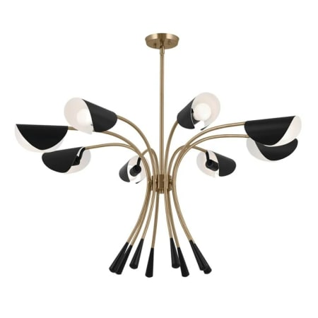 A large image of the Kichler 52560 Champagne Bronze / Black
