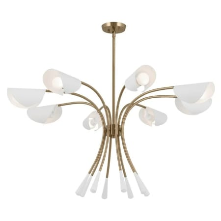 A large image of the Kichler 52560 Champagne Bronze / White