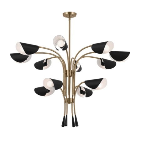 A large image of the Kichler 52561 Champagne Bronze / Black