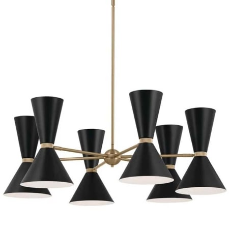A large image of the Kichler 52566 Champagne Bronze / Black