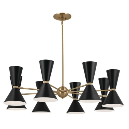 A large image of the Kichler 52567 Champagne Bronze / Black
