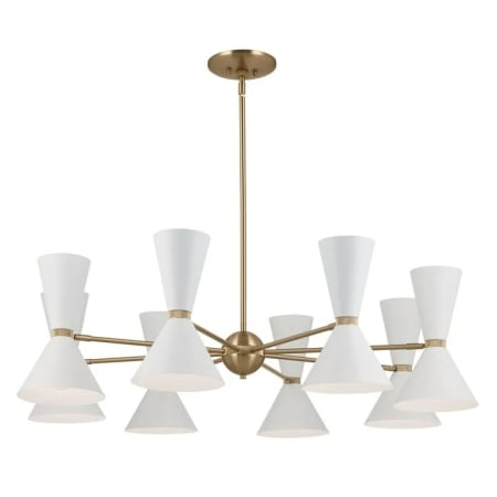 A large image of the Kichler 52567 Champagne Bronze / White