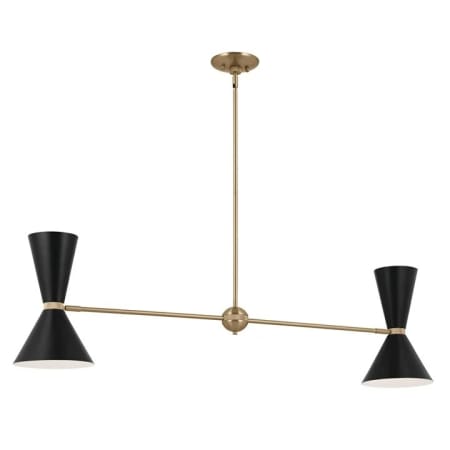 A large image of the Kichler 52569 Champagne Bronze / Black