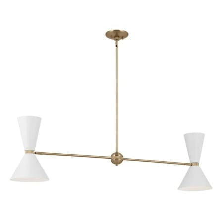A large image of the Kichler 52569 Champagne Bronze / White