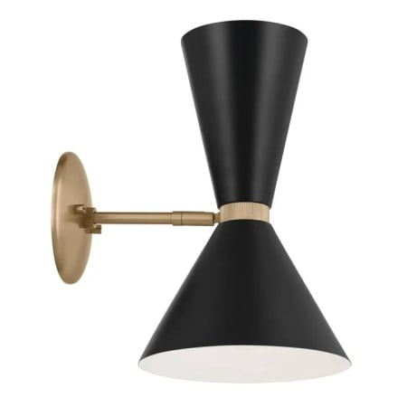 A large image of the Kichler 52570 Champagne Bronze / Black