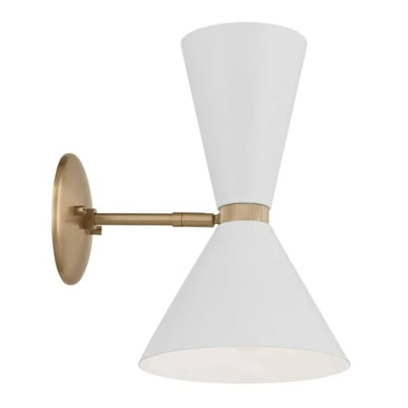 A large image of the Kichler 52570 Champagne Bronze / White