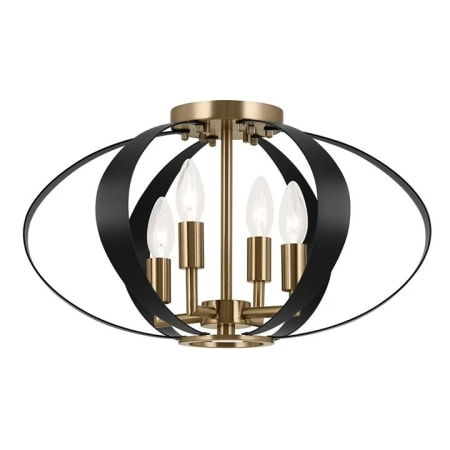 A large image of the Kichler 52588 Champagne Bronze