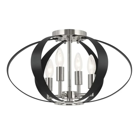 A large image of the Kichler 52588 Polished Nickel
