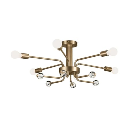 A large image of the Kichler 52602 Champagne Bronze