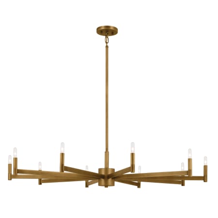 A large image of the Kichler 52613 Natural Brass