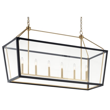 A large image of the Kichler 52622 Champagne Bronze / Black