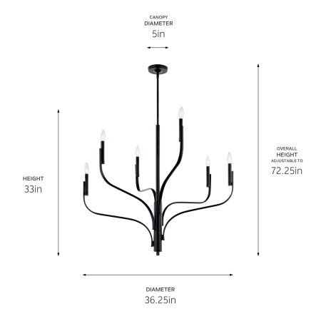 A large image of the Kichler 52673 Alternate image