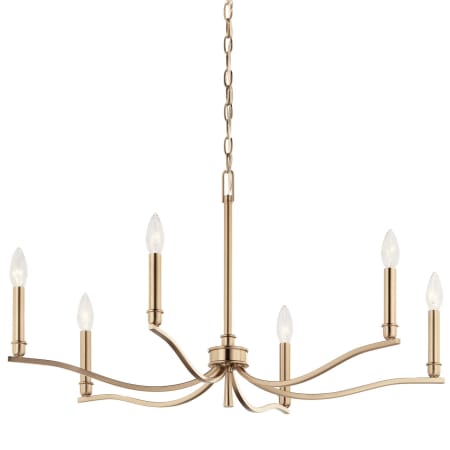 A large image of the Kichler 52695 Champagne Bronze