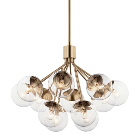 A large image of the Kichler 52701CLR Champagne Bronze