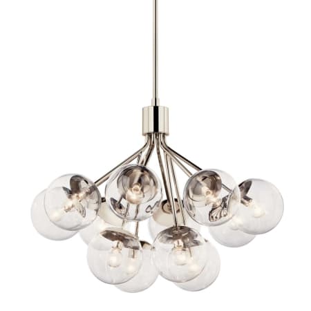 A large image of the Kichler 52701CLR Polished Nickel