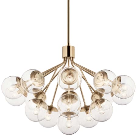 A large image of the Kichler 52702CLR Champagne Bronze