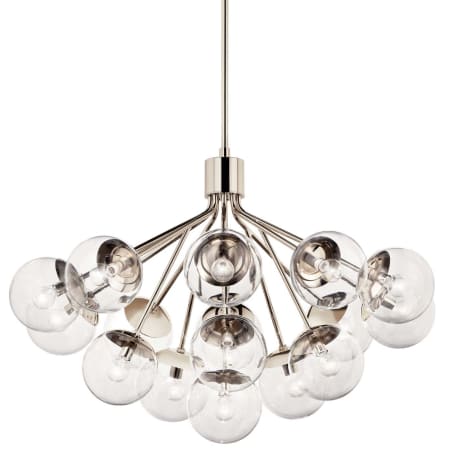 A large image of the Kichler 52702CLR Polished Nickel