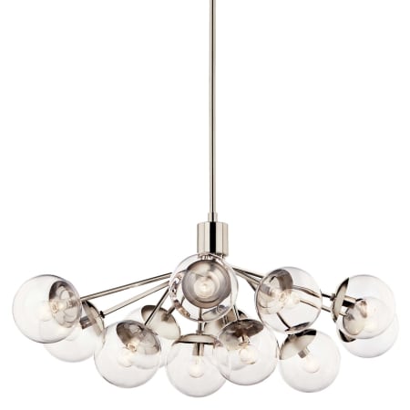 A large image of the Kichler 52703CLR Polished Nickel