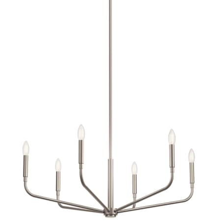 A large image of the Kichler 52718 Brushed Nickel
