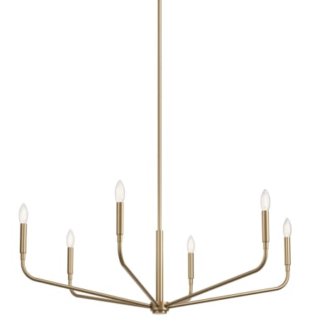 A large image of the Kichler 52719 Champagne Bronze