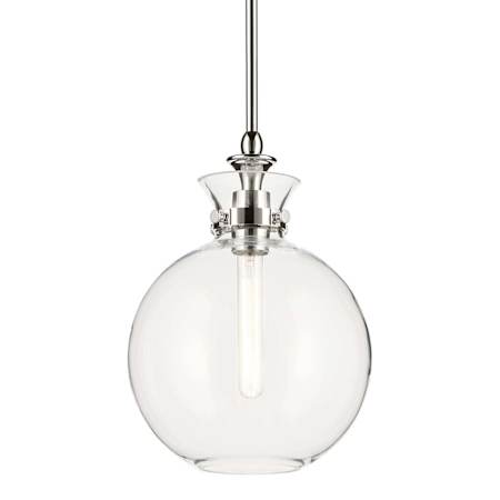A large image of the Kichler 52778CLR Polished Nickel