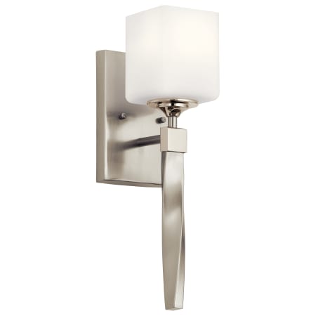 A large image of the Kichler 55000 Brushed Nickel