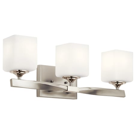 A large image of the Kichler 55002 Brushed Nickel