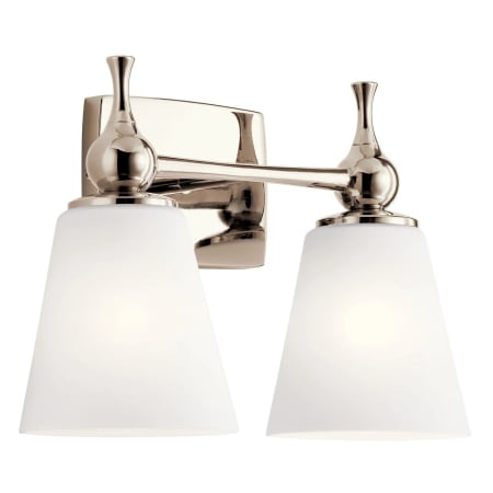 A large image of the Kichler 55091 Polished Nickel