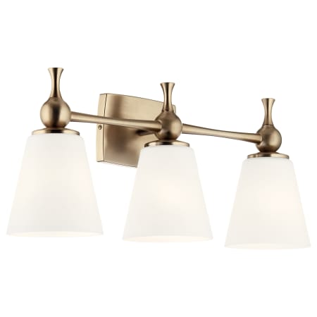 A large image of the Kichler 55092 Champagne Bronze