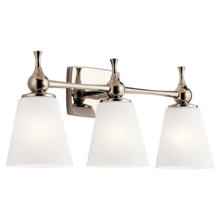 A large image of the Kichler 55092 Polished Nickel
