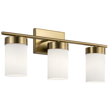 A large image of the Kichler 55112 Brushed Natural Brass