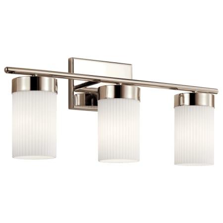 A large image of the Kichler 55112 Polished Nickel
