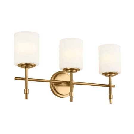 A large image of the Kichler 55142 Brushed Natural Brass