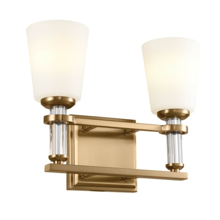 A large image of the Kichler 55146 Brushed Natural Brass