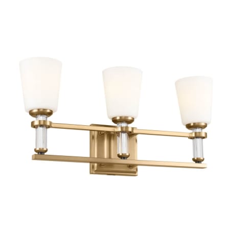 A large image of the Kichler 55147 Brushed Natural Brass