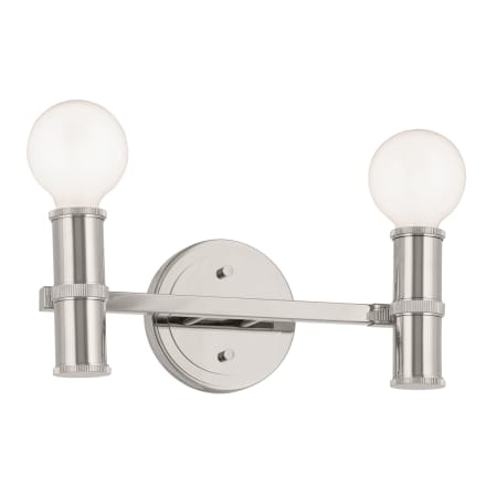 A large image of the Kichler 55158 Polished Nickel