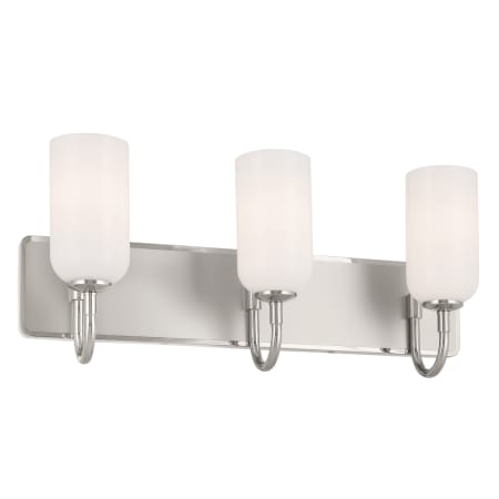 A large image of the Kichler 55163 Polished Nickel